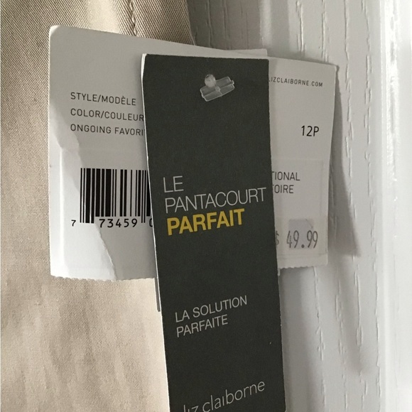 Womens Liz Claiborne Audra Capris NWT - Picture 6 of 6